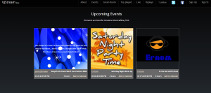 VJStream.tv   Upcoming Events   VJStream   Live video streaming for DJs   VJs