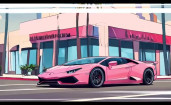 Mike Candys - Pink Lamborghini